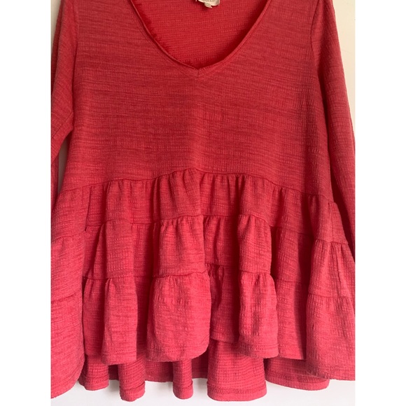 Anthropologie Thea Ruffled Peplum Top - Picture 5 of 8